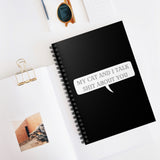 My Cat and I Talk Sh*t About You Spiral Notebook - Ruled Line