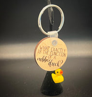 Rubber Duck Keychain